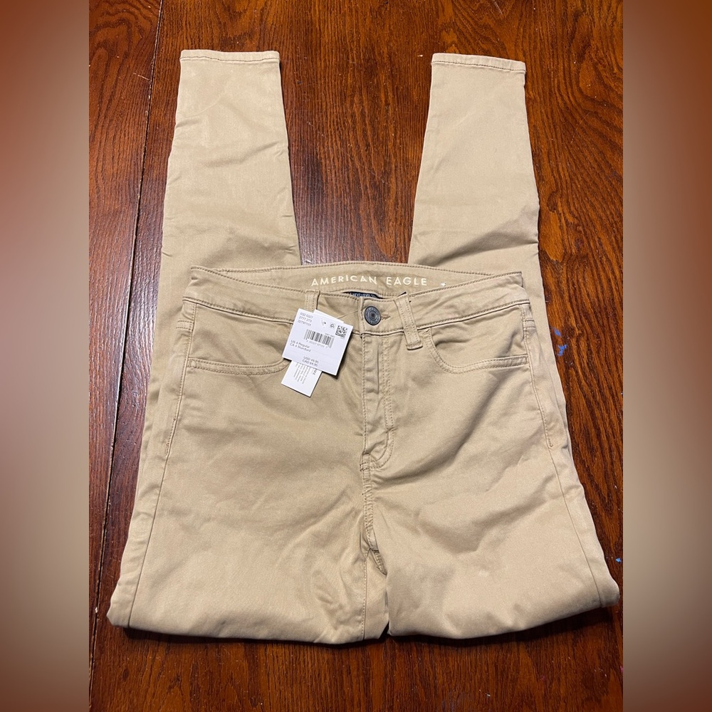 American Eagle Outfitters Tan Skinny Pants